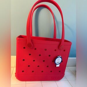 NWT Baby BOGG Bag Red With Hearts. Valentine’s Day